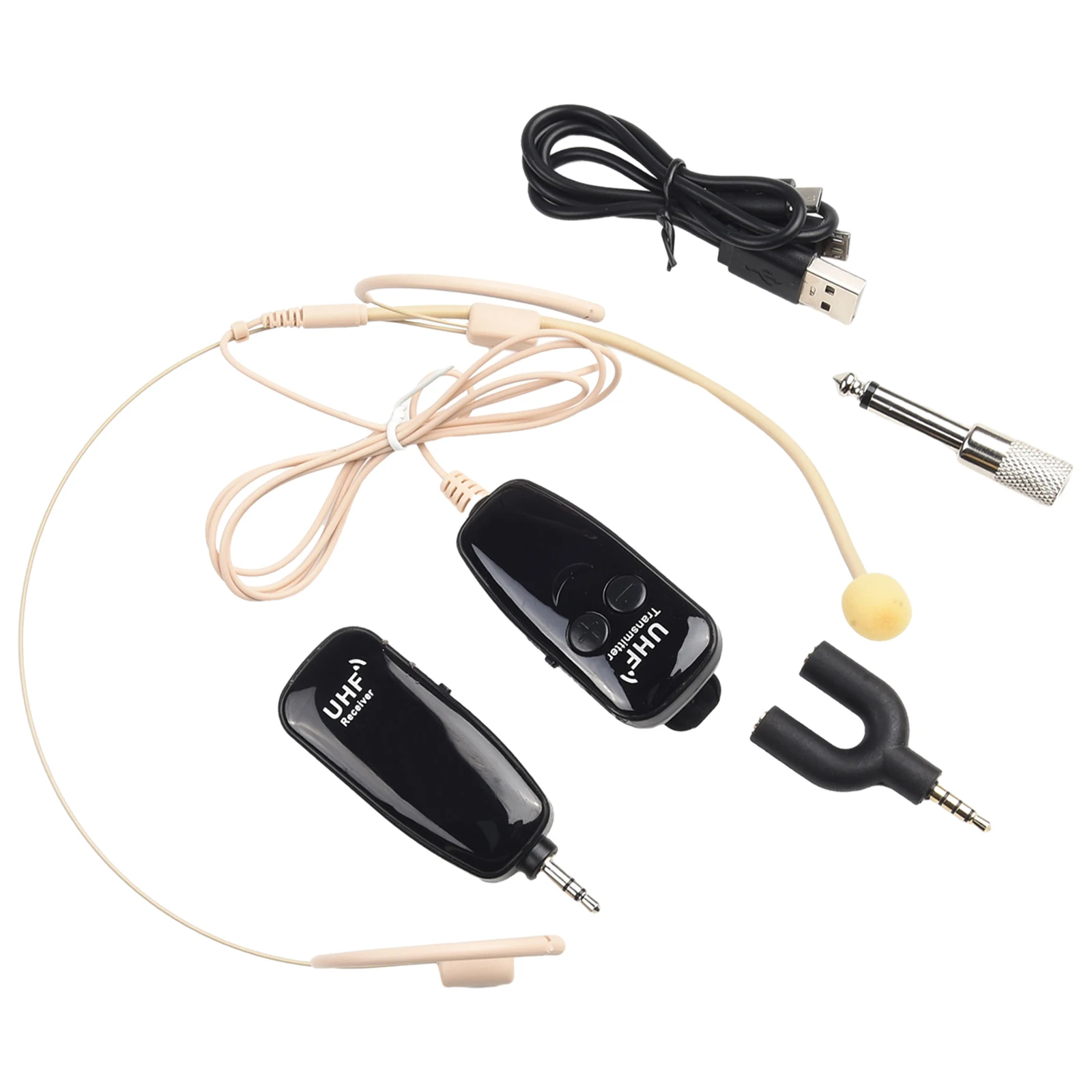 1pc UHF Head-Mounted Wireless Microphone Transmitter Receiver Tour Teach Amplifiers Highly Concealed Super Soft 17x14x4cm
1pc UHF Head-Mounted Wireless Microphone Transmitter Receiver Tour Teach Amplifiers Highly Concealed Super Soft 17x14x4cm