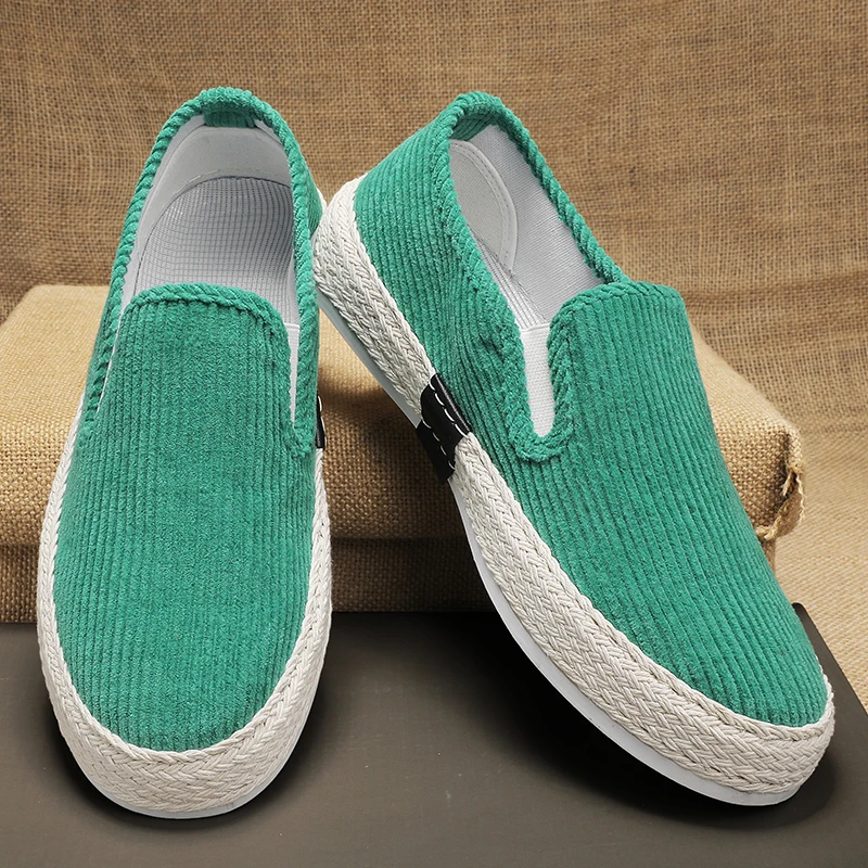 Fashionable Comfortable Breathable Lightweight Flat Shoes 2023 Fall Hot Sale Men Casual Shoes Straw Corduroy Non-slip Mans Shoes
Fashionable Comfortable Breathable Lightweight Flat Shoes 2023 Fall Hot Sale Men Casual Shoes Straw Corduroy Non-slip Mans Shoes