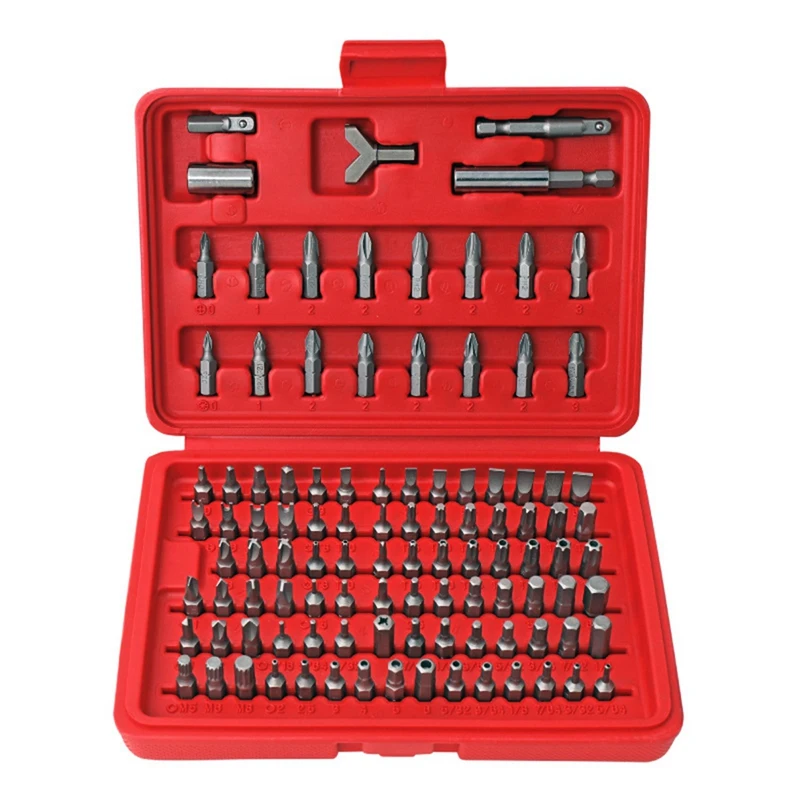 105-Piece Screwdriver Set Plum Hexagon Screwdriver Screwdriver Screwdriver Socket Toolbox Durable Easy Install Easy To Use
105-Piece Screwdriver Set Plum Hexagon Screwdriver Screwdriver Screwdriver Socket Toolbox Durable Easy Install Easy To Use