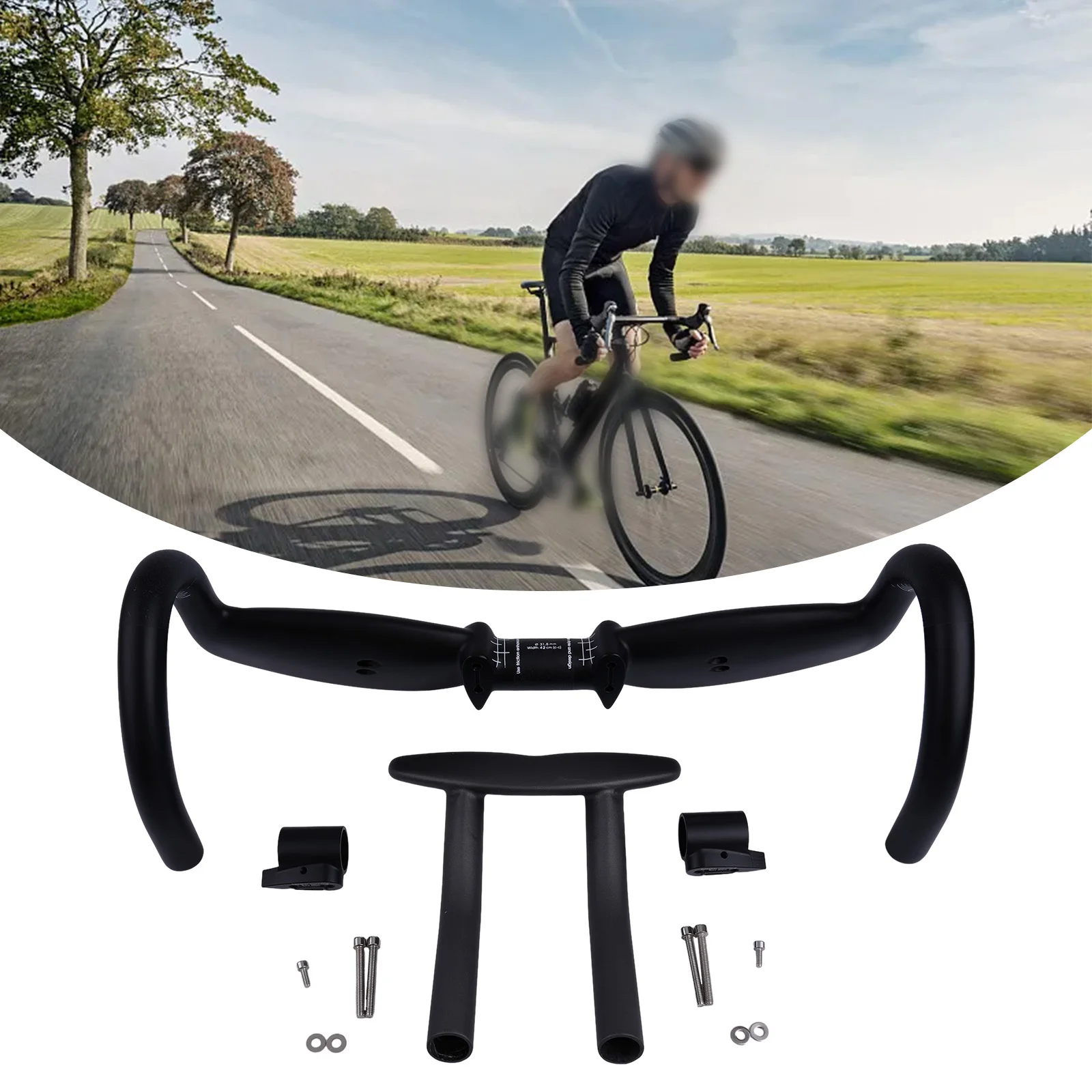 Bike Carbon Fiber Handlebar Racing Rest TT Handlebar 31.8mm Racing Mountain Bike Accessories Parts For Cycling
Bike Carbon Fiber Handlebar Racing Rest TT Handlebar 31.8mm Racing Mountain Bike Accessories Parts For Cycling
