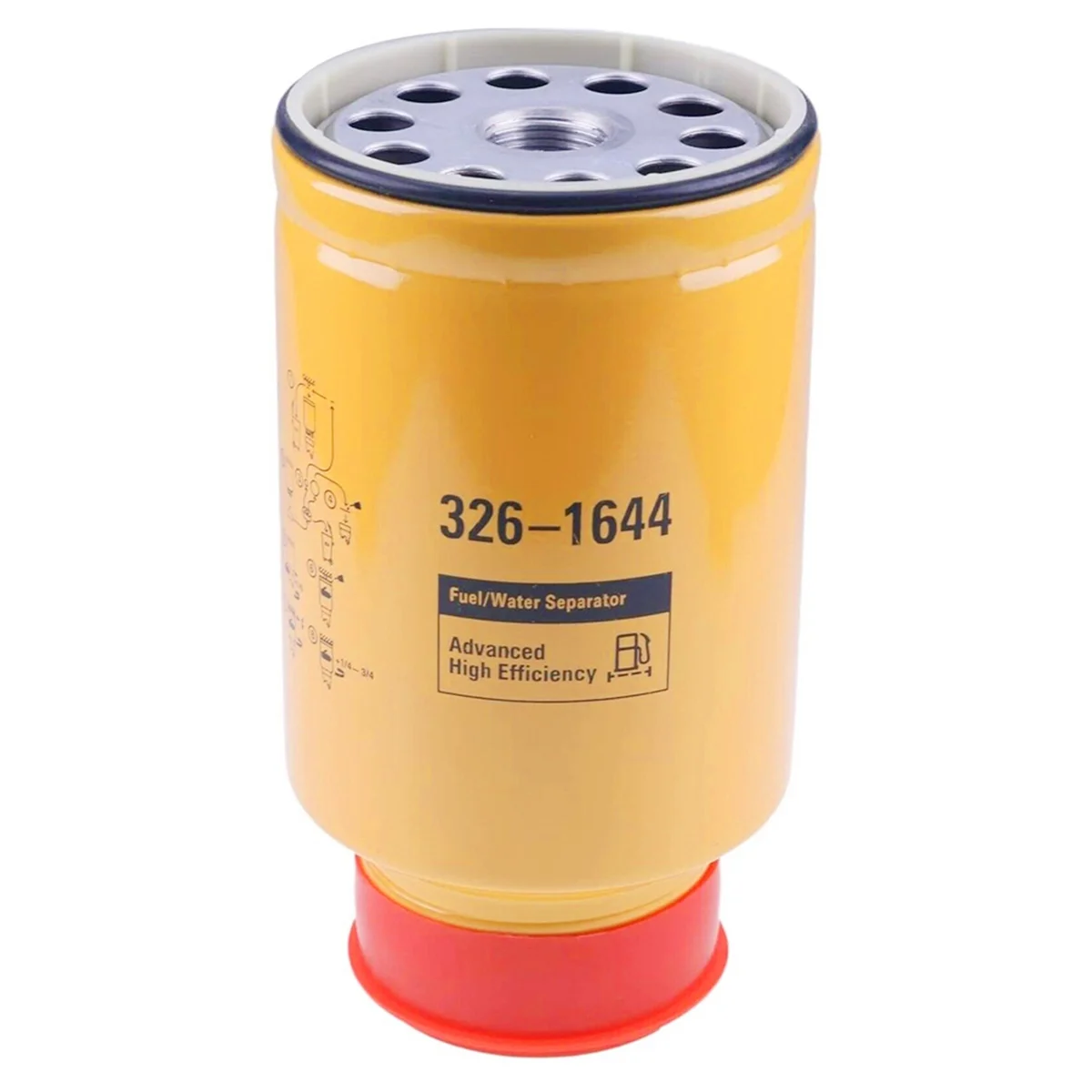 

326-1644 3261644 1R0770 Diesel Oil Water Separator Filter for Caterpillar CAT 320C 320D 323D 325D 329D 330D 336D