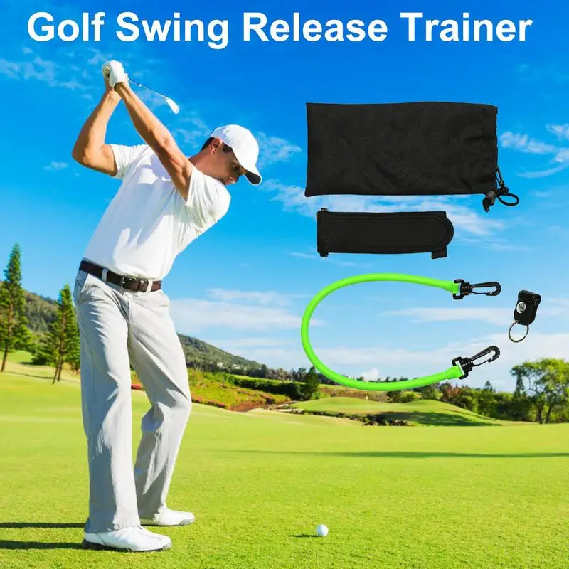 

Outdoor Golf Swing Elastic Rope Swing Strength Practitioner Beginner's Swing Training Golf Swing Release Trainer Golf Supplies