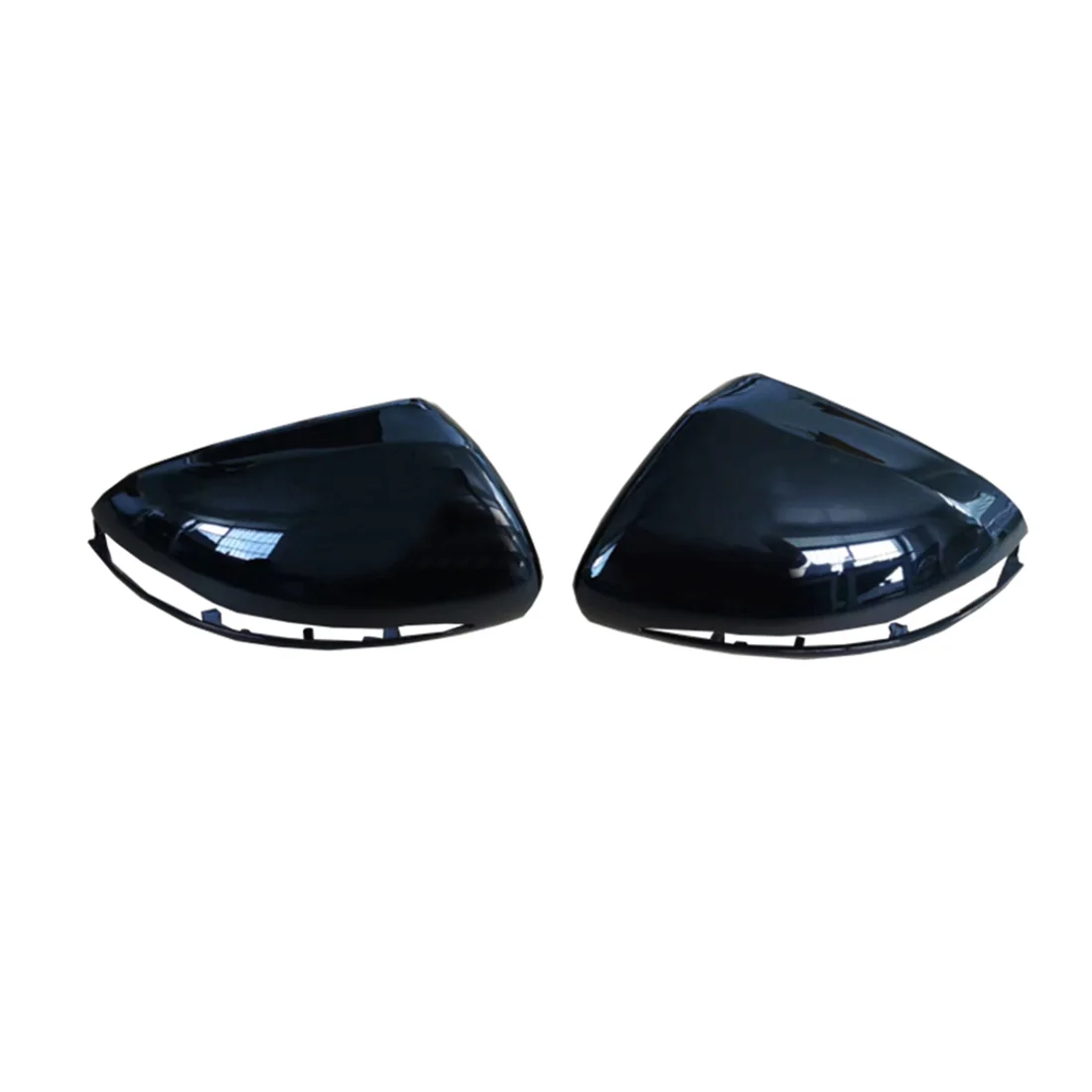 

2Pcs Replacement Rear Mirror Shell Cover Caps for Mercedes Benz W176 W246 W204 W212 W221 C117 X204 X156 Bright Black