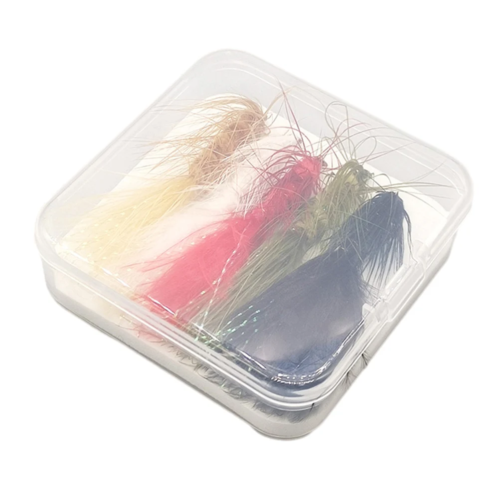 Get More Bites with 5pcs Fly Fishing Lures for Pike Bass Rainbow Trout and Almon Long Handle Lace Hook and Hook Point!
Get More Bites with 5pcs Fly Fishing Lures for Pike Bass Rainbow Trout and Almon Long Handle Lace Hook and Hook Point!