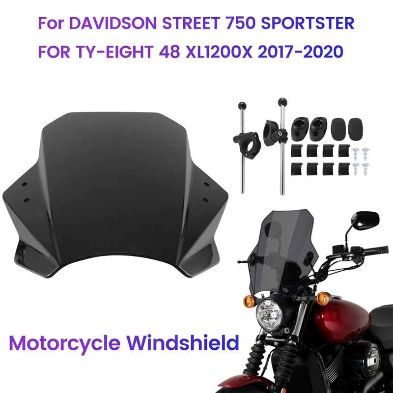 Motorcycle Deflector Adjustable Windshield For DAVIDSON STREET 750 SPORTSTER FORTY-EIGHT 48 XL1200X 2017-2020 Kits
Motorcycle Deflector Adjustable Windshield For DAVIDSON STREET 750 SPORTSTER FORTY-EIGHT 48 XL1200X 2017-2020 Kits