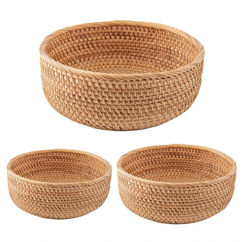 Handmade Living Room Fruit Bowl Vegetable Basket Wicker Tray Bread Dishes Multipurpose Drying Storage Dustpan Household Supplies
Handmade Living Room Fruit Bowl Vegetable Basket Wicker Tray Bread Dishes Multipurpose Drying Storage Dustpan Household Supplies