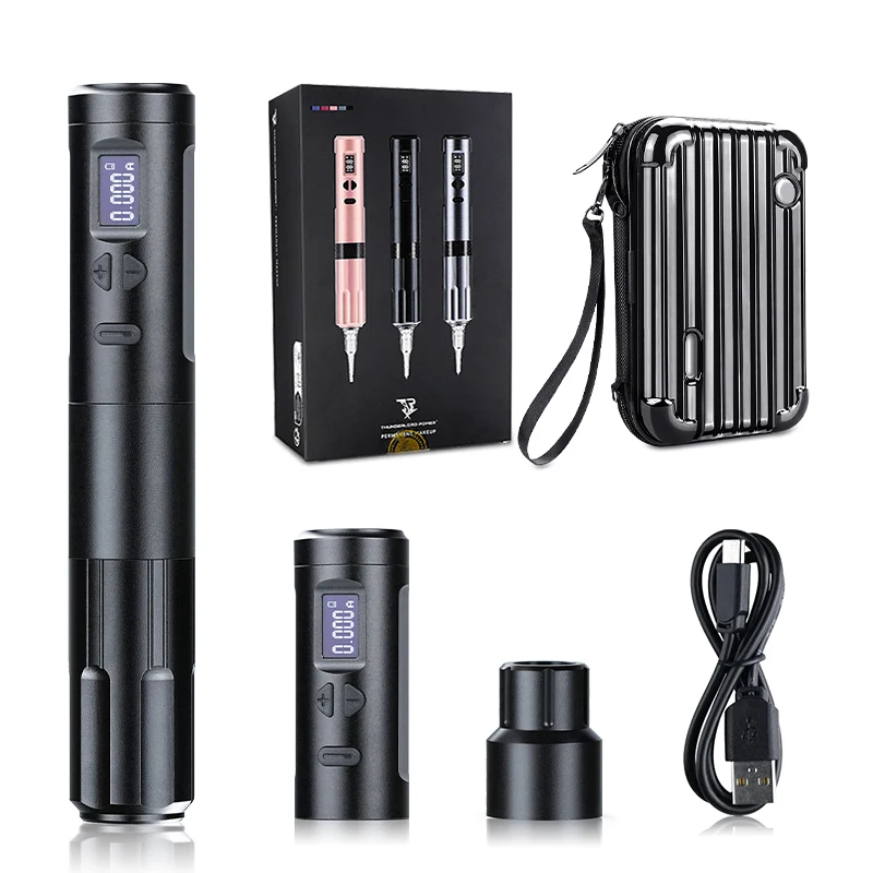 New Pmu Wireless Battery Tattoo Machine Dermografo Digital Universal Permanent Makeup Pen Machine Rotary Tattoo Gun Kit 
New Pmu Wireless Battery Tattoo Machine Dermografo Digital Universal Permanent Makeup Pen Machine Rotary Tattoo Gun Kit
