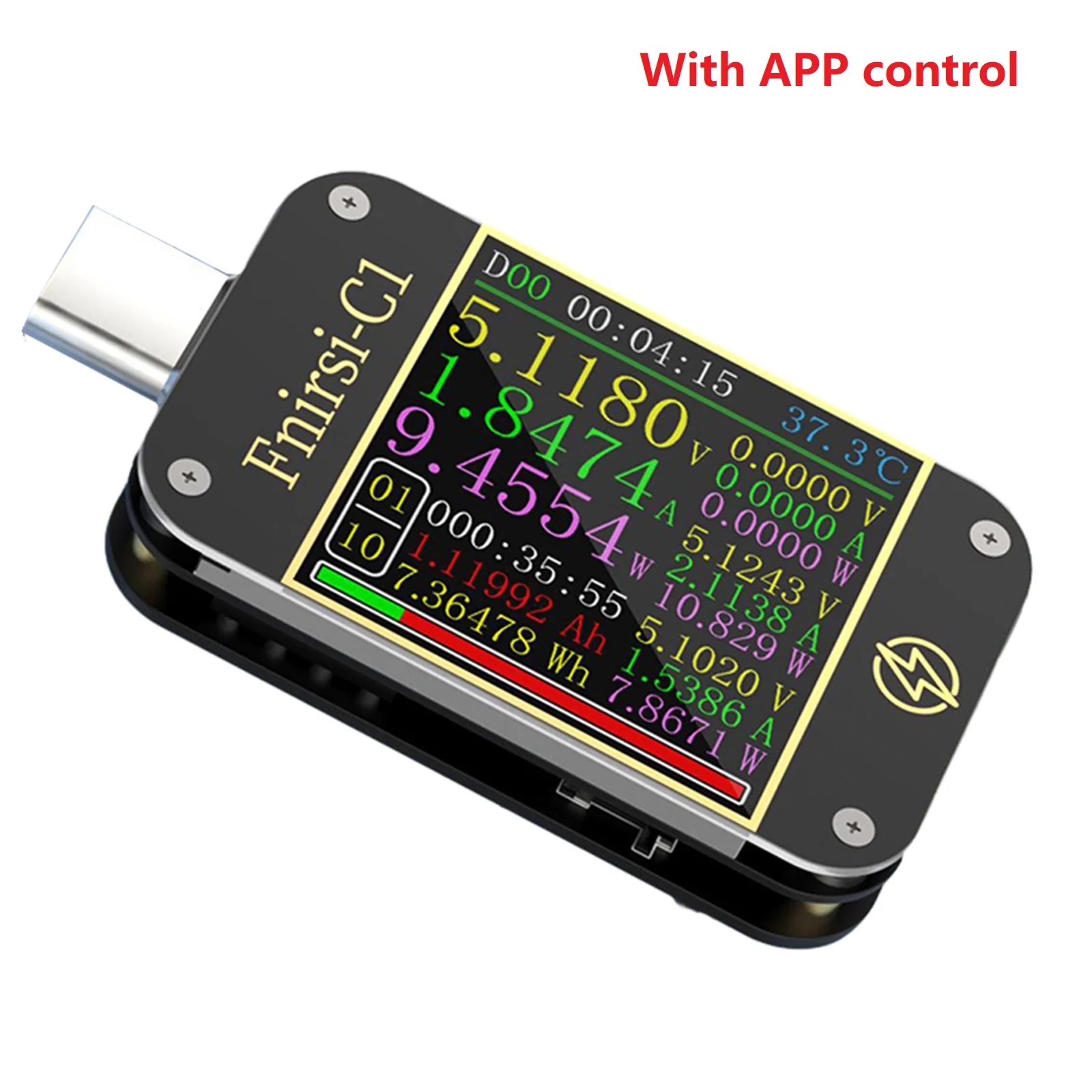 C1 PD Trigger USB-C Voltmeter Ammeter Fast Charging Protocol Test Type-C Meter Portable Type-C Multi-function Tester Ripple Curv
C1 PD Trigger USB-C Voltmeter Ammeter Fast Charging Protocol Test Type-C Meter Portable Type-C Multi-function Tester Ripple Curv