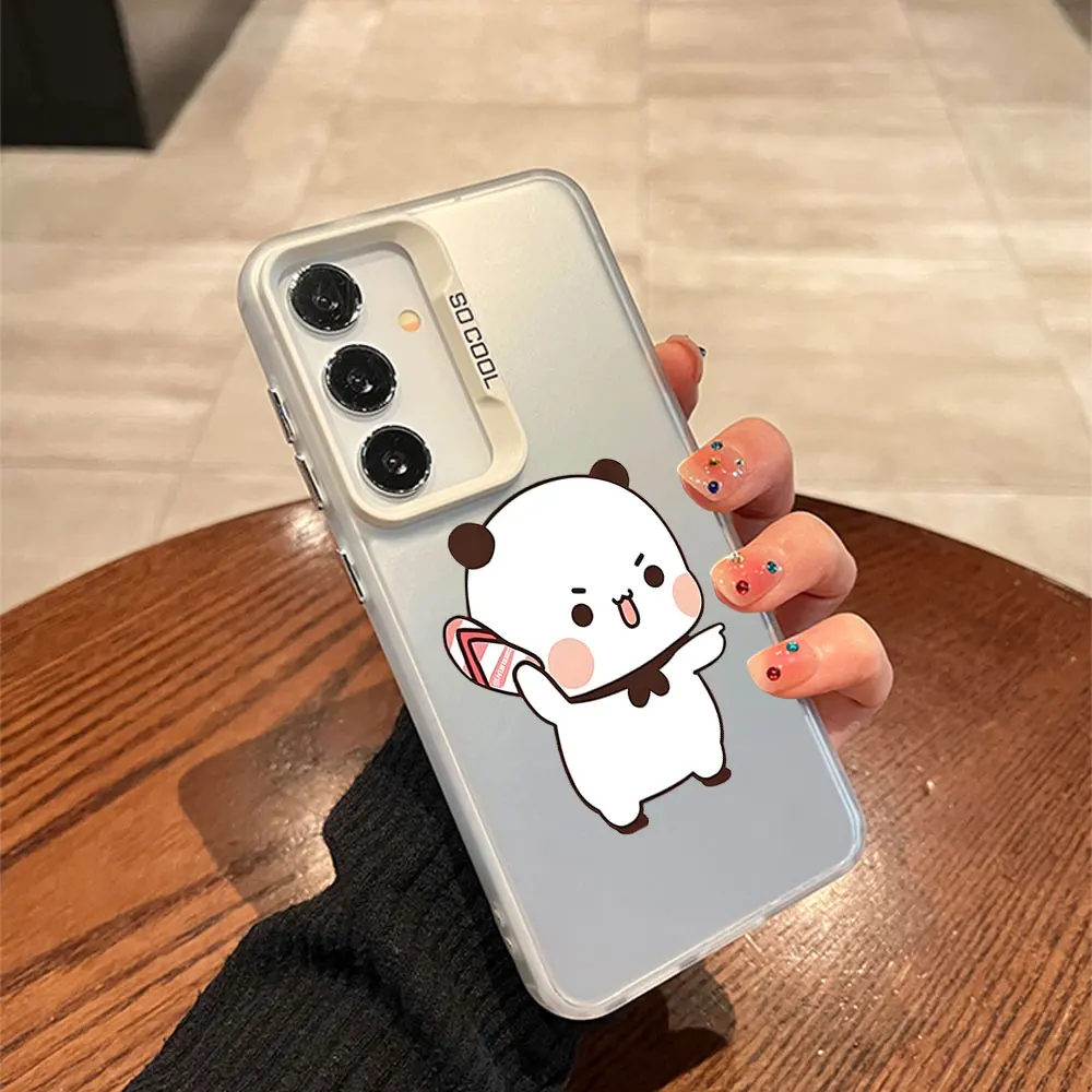 Funny Bubududu Panda Couples Phone Case for Samsung Galaxy A55 A54 A53 A52 A51 A70 A32 A13 5G Shockproof Back Cover Paired Funda Funny Bubududu Panda Couples Phone Case for Samsung Galaxy A55 A54 A53 A52 A51 A70 A32 A13 5G Shockproof Back Cover Paired Funda