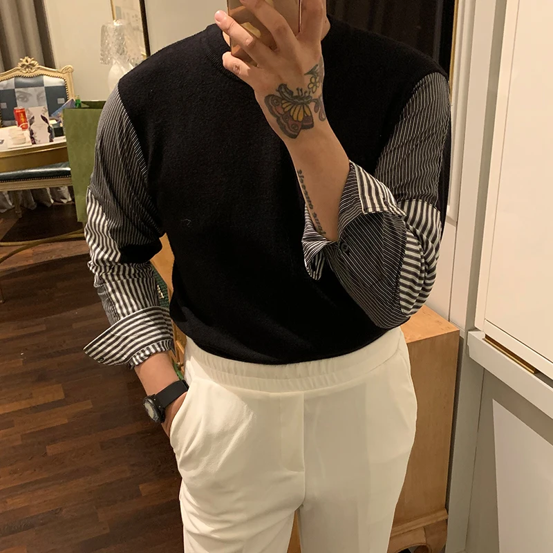 2022 New Arrivals Striped Men Sweaters Autumn Male Pullovers Street Wear Korea Fashion Style Slim Fit Knitting Sweaters L01
2022 New Arrivals Striped Men Sweaters Autumn Male Pullovers Street Wear Korea Fashion Style Slim Fit Knitting Sweaters L01