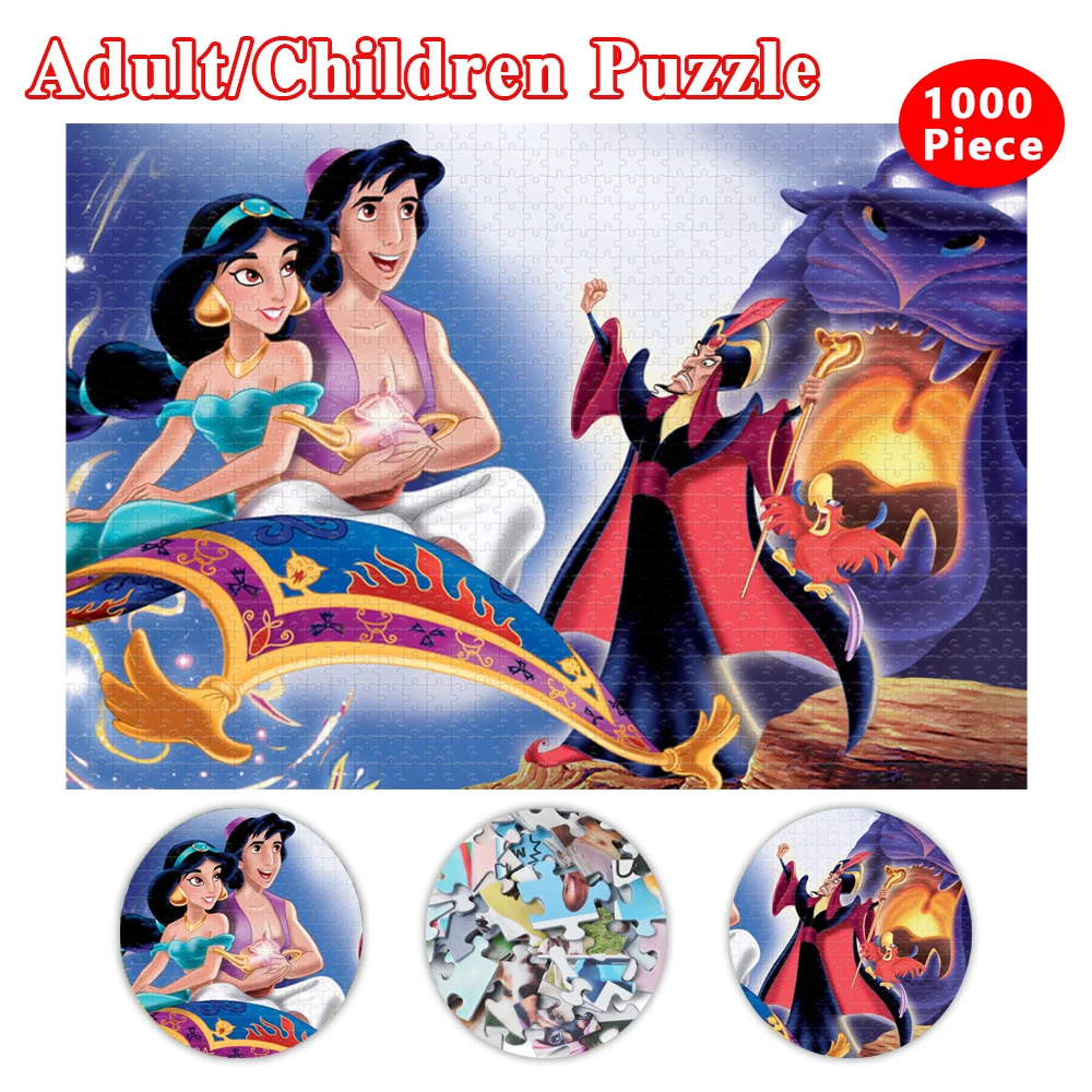 Disney Anime Aladdin Puzzle 35/300/500/1000 Pieces Paper Jigsaw Diy Large Puzzle Game Educational Toys Gifts for Adults & Kids
Disney Anime Aladdin Puzzle 35/300/500/1000 Pieces Paper Jigsaw Diy Large Puzzle Game Educational Toys Gifts for Adults & Kids