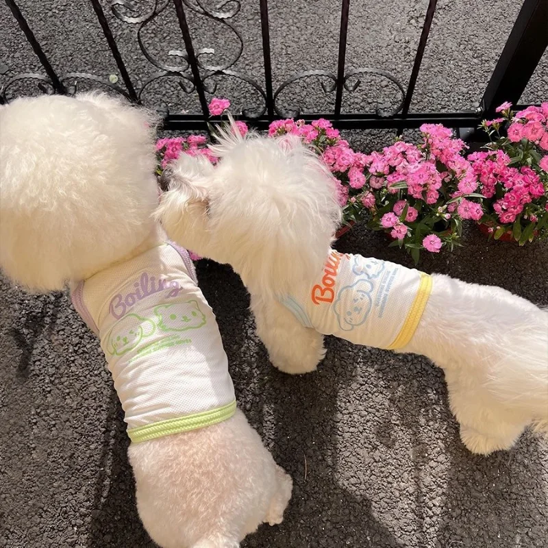 Pet Clothing Cartoon Dog Clothes Vest Suspenders Small Dogs Sweet Breathable Shirt Casual Costume Spring Summer Ropa Para Perro 
Pet Clothing Cartoon Dog Clothes Vest Suspenders Small Dogs Sweet Breathable Shirt Casual Costume Spring Summer Ropa Para Perro