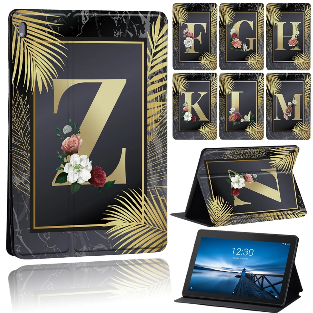 Tablet Case for Lenovo Tab E10/Tab M10 X505F/Tab M10 Plus/Tab M10 HD/Tab M7/Tab M8 Leather Case Funda Golden Letter Pattern 2022
Tablet Case for Lenovo Tab E10/Tab M10 X505F/Tab M10 Plus/Tab M10 HD/Tab M7/Tab M8 Leather Case Funda Golden Letter Pattern 2022