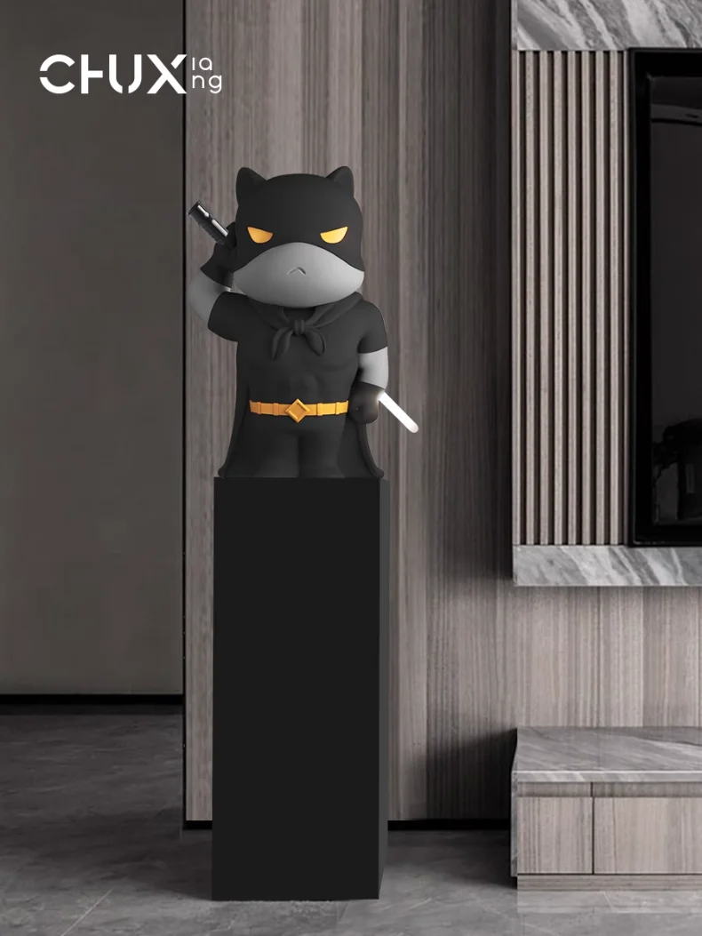 Trendy Ornaments Lightsaber man, Large Floor-standing Furniture for Living Room, Bedroom Decoration Doll Ornaments Trendy Ornaments Lightsaber man, Large Floor-standing Furniture for Living Room, Bedroom Decoration Doll Ornaments