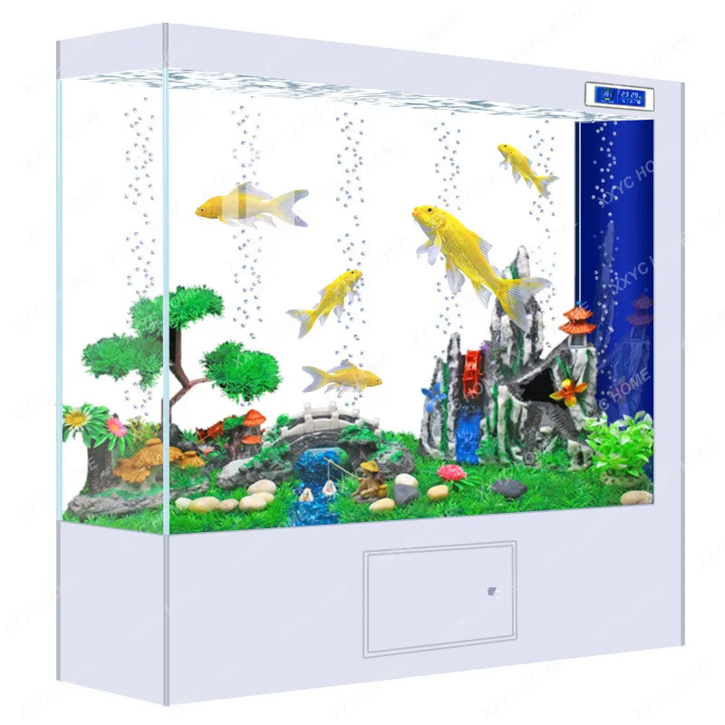 Square Super White Glass Fish Tank Living Room Medium and Large Subareas Screens Home Floor Aquarium
Square Super White Glass Fish Tank Living Room Medium and Large Subareas Screens Home Floor Aquarium