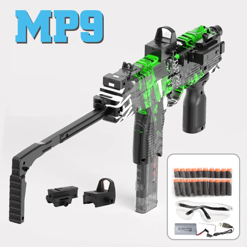 Электрический пулемет MP9 пистолет игрушка страйкбол мягкая пулевая установка дротики бластер Автоматическая стрельба для мальчиков взрослые дети
Электрический пулемет MP9 пистолет игрушка страйкбол мягкая пулевая установка дротики бластер Автоматическая стрельба для мальчиков взрослые дети