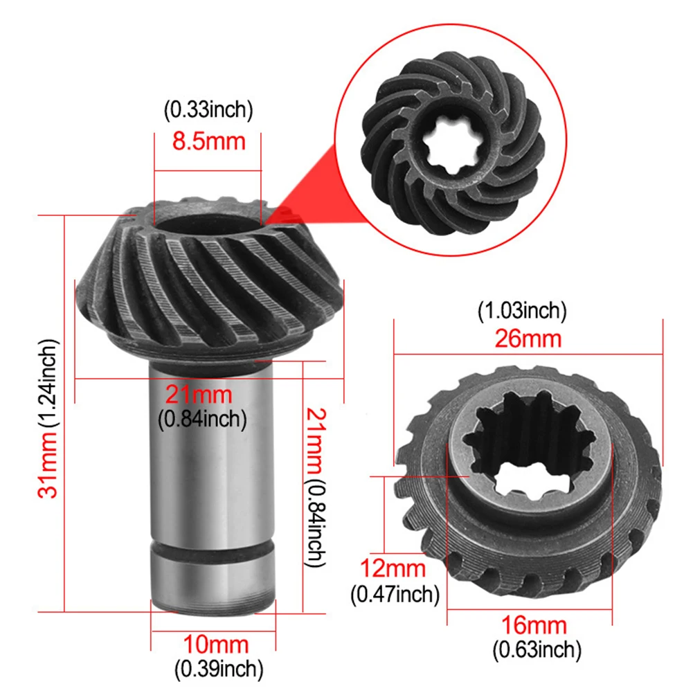 Tool Accessories Power Tools Brush Cutter Gear Diff Main Gear 7 Teeth Brush Cutter Grass Mowing Sloping Terrain
Tool Accessories Power Tools Brush Cutter Gear Diff Main Gear 7 Teeth Brush Cutter Grass Mowing Sloping Terrain