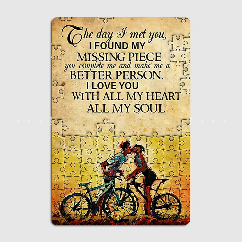 Cycling Couple Poster Gift Metal Sign Poster Garage Living Room Cinema Living Custom Tin Vintage Home Decoration
Cycling Couple Poster Gift Metal Sign Poster Garage Living Room Cinema Living Custom Tin Vintage Home Decoration
