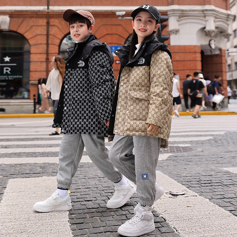 Children's Winter Down Jacket 2023 New Mid Length Down Coats for Boys and Girls 8yrs Above Students Thickened Hooded Outerwear
Children's Winter Down Jacket 2023 New Mid Length Down Coats for Boys and Girls 8yrs Above Students Thickened Hooded Outerwear