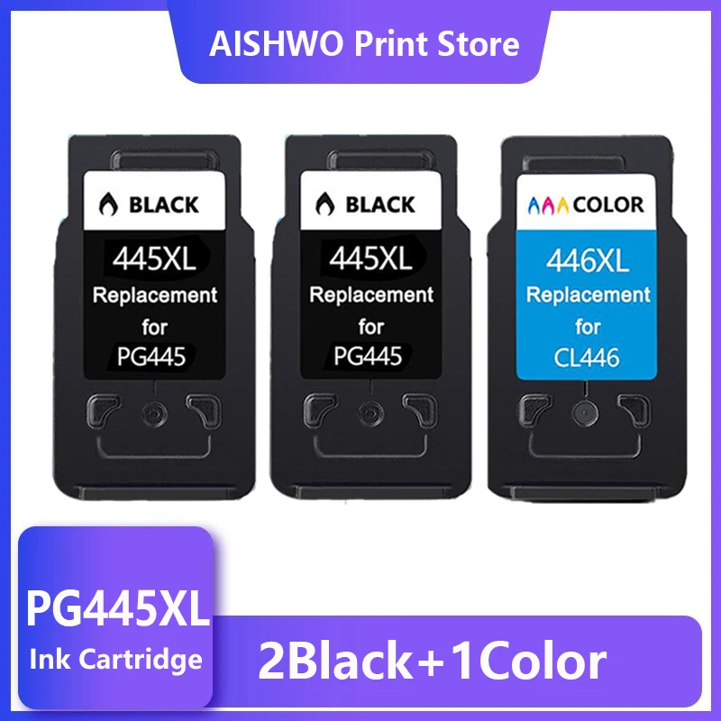 

Compatible Ink Cartridges PG445 XL CL446 XL PG-445 CL-446 For Canon ip2840 2840 MG2440 2440 MG2540 2940 mx494 printer