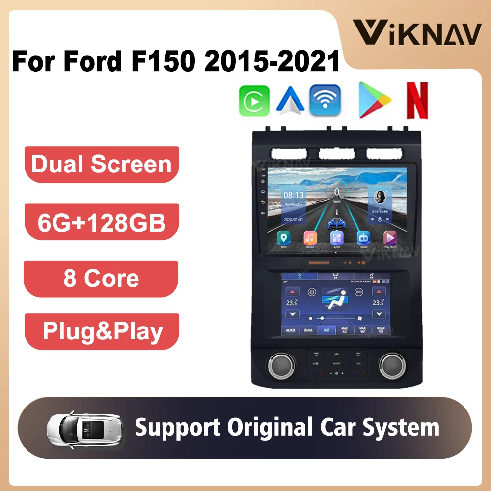 Android Dual Touch Screen 128G Car Radio For Ford F150 F250 2015-2021 PX8 Air Condition Board With Car Radio 360 View 4G WIFI
Android Dual Touch Screen 128G Car Radio For Ford F150 F250 2015-2021 PX8 Air Condition Board With Car Radio 360 View 4G WIFI