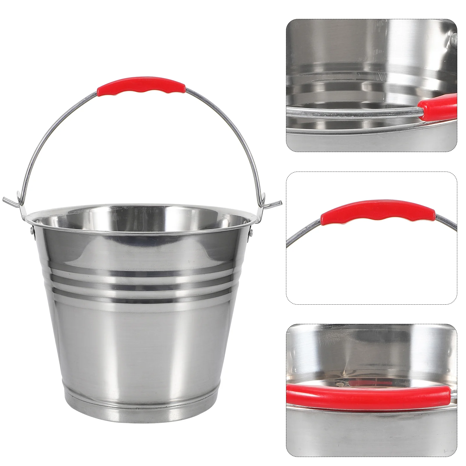 Stainless Steel Bucket Milk Storage Trash Can Water Portable Metal Dog Kennel Ice Fireplace Multipurpose
Stainless Steel Bucket Milk Storage Trash Can Water Portable Metal Dog Kennel Ice Fireplace Multipurpose