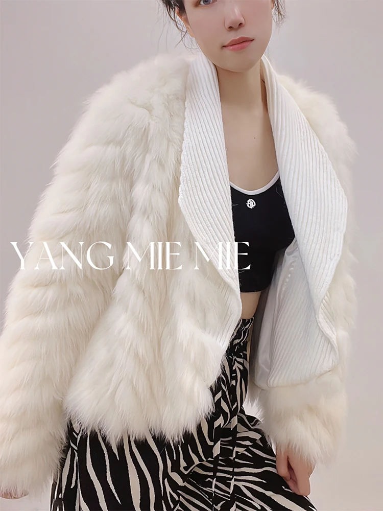 New Arrival Women Pink Blue White Purple Real Fox Fur Knitting Cardigan Open Stitch Winter Real Fox Fur Knitted Collar Overcoat
New Arrival Women Pink Blue White Purple Real Fox Fur Knitting Cardigan Open Stitch Winter Real Fox Fur Knitted Collar Overcoat