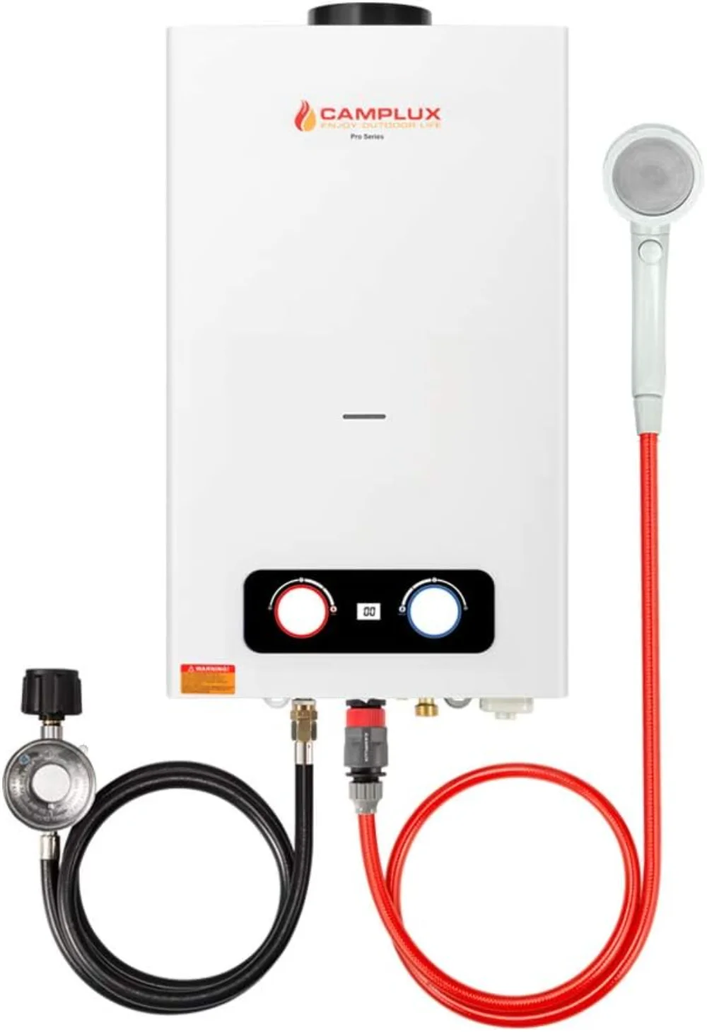 

Camplux 2.64 GPM Tankless , Outdoor Portable Gas Water Heater, Instant Propane Hot Water Heater,White