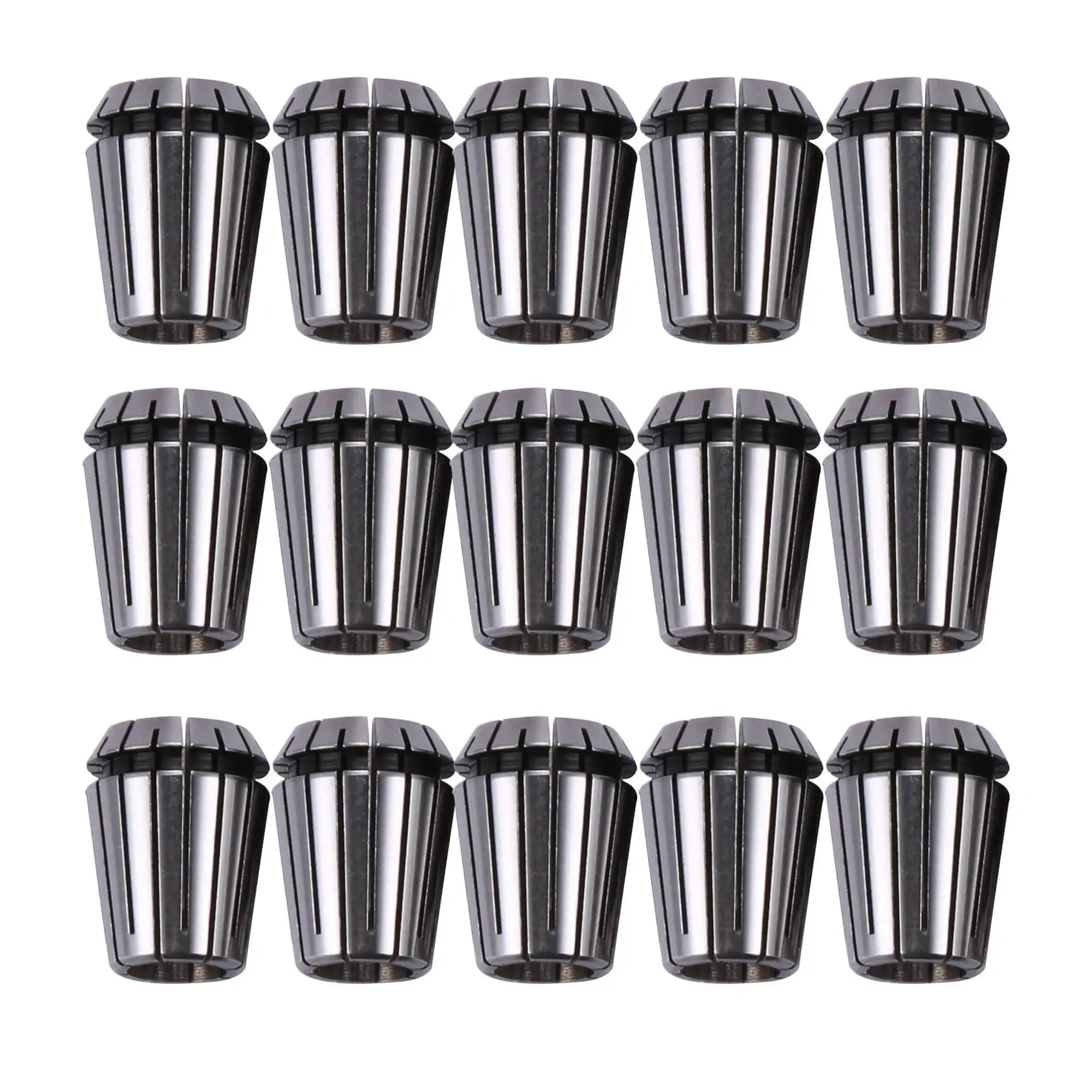 15Pcs ER25 Collet Tool Precision Spring Collet Set from 2mm to 16mm CNC Collet Chuck For Milling Lathe Tools and Spindle Motors
15Pcs ER25 Collet Tool Precision Spring Collet Set from 2mm to 16mm CNC Collet Chuck For Milling Lathe Tools and Spindle Motors