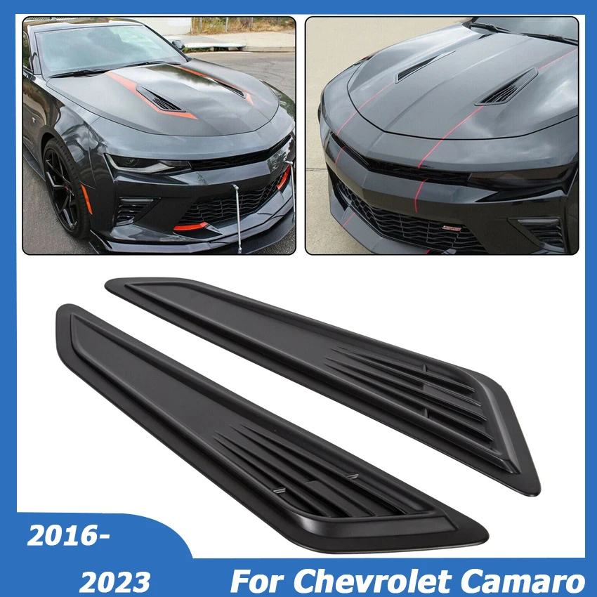 2PCS For 2016-2023 Chevrolet Camaro LT LS RS Front Hood Scoop Vent Bonnet Cover Decoration Trim Sticker Car Accessories
2PCS For 2016-2023 Chevrolet Camaro LT LS RS Front Hood Scoop Vent Bonnet Cover Decoration Trim Sticker Car Accessories