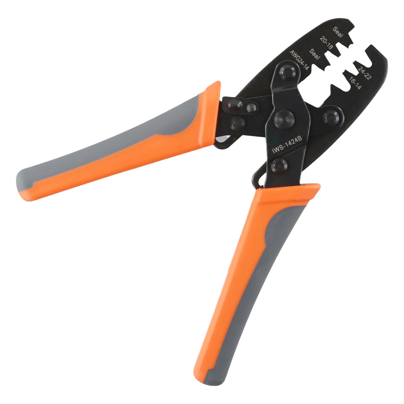 IWS 1424B Water Resistant Crimping Tool, Premium Sealed Connectors, Harsh Environment Design, 20 Amps, Long Service Life
IWS 1424B Water Resistant Crimping Tool, Premium Sealed Connectors, Harsh Environment Design, 20 Amps, Long Service Life