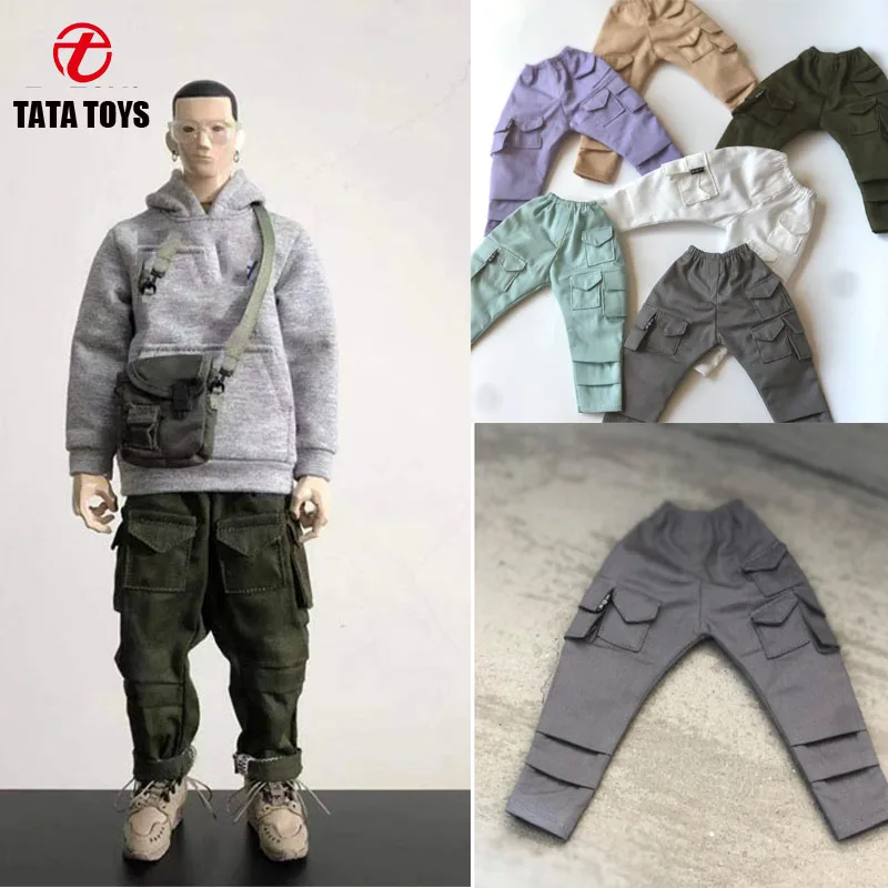 1/6 Scale male clothes Loose Casual Pants Cargo Pants with Large Pockets fashion fit 12 inches action figure body model
1/6 Scale male clothes Loose Casual Pants Cargo Pants with Large Pockets fashion fit 12 inches action figure body model