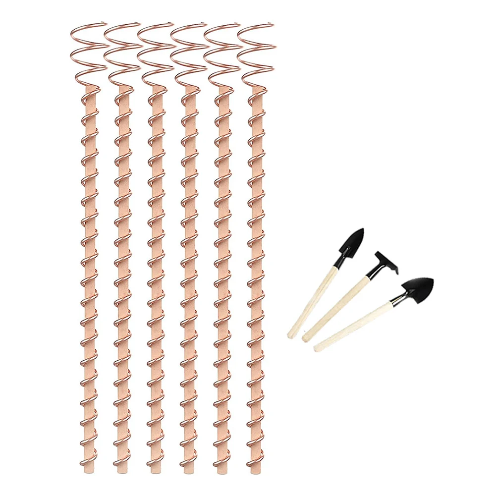 Pack Of 6 12 Inch Plant Stakes Electroponic Gardening Copper Coils For Planting Outdoor Living Plant Ties
Pack Of 6 12 Inch Plant Stakes Electroponic Gardening Copper Coils For Planting Outdoor Living Plant Ties