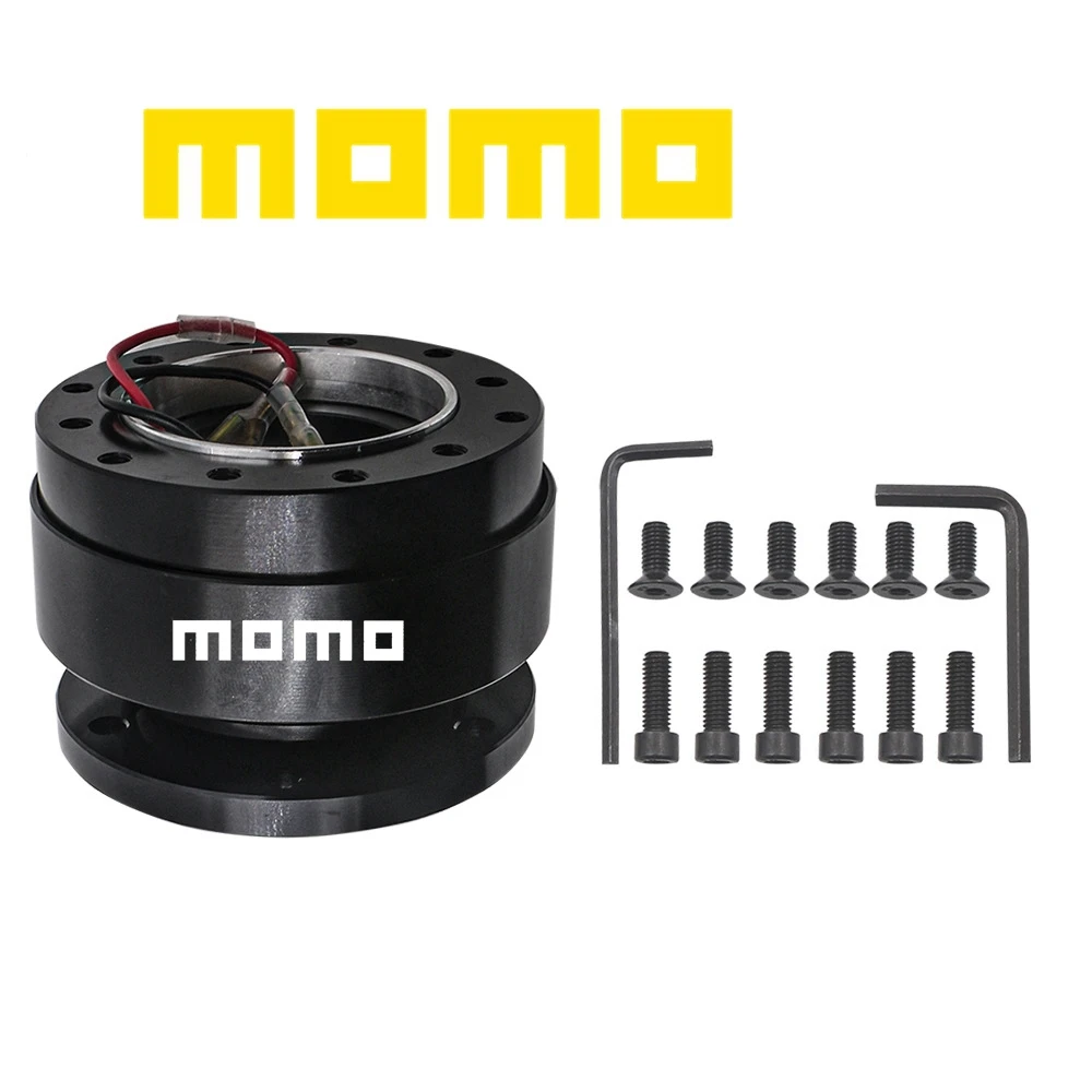 

Racing Universal Car Tuning MOMO Steering Wheel Quick Release MOMO Hub Adapter Snap Off Boss Kit Auto Accessories For JDM Car