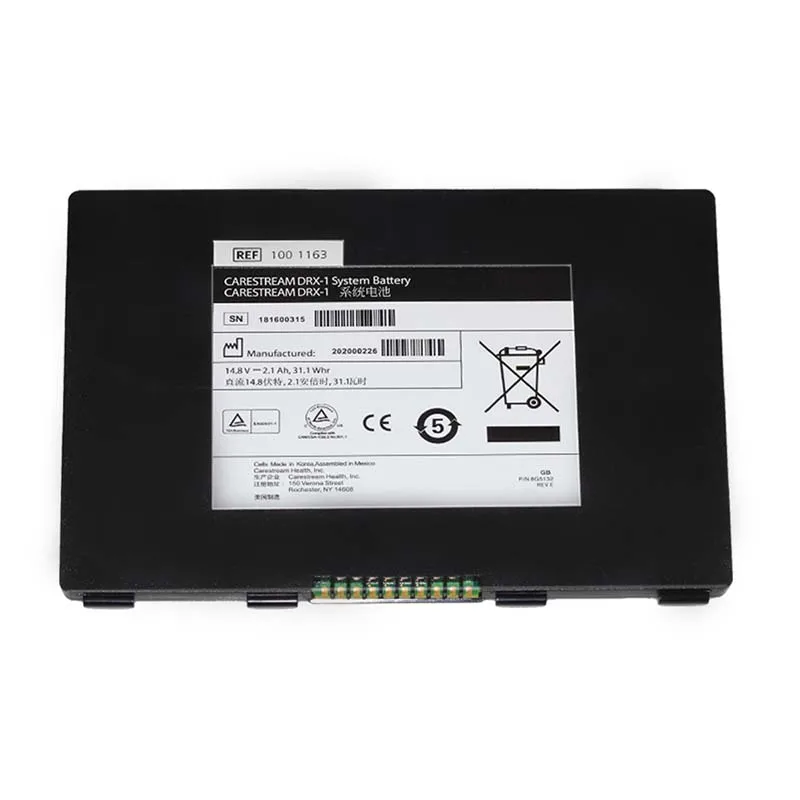 Original REF 1001163 for CARESTREAM DRX-1 System Battery 14.8V Li-lon Battery
Original REF 1001163 for CARESTREAM DRX-1 System Battery 14.8V Li-lon Battery