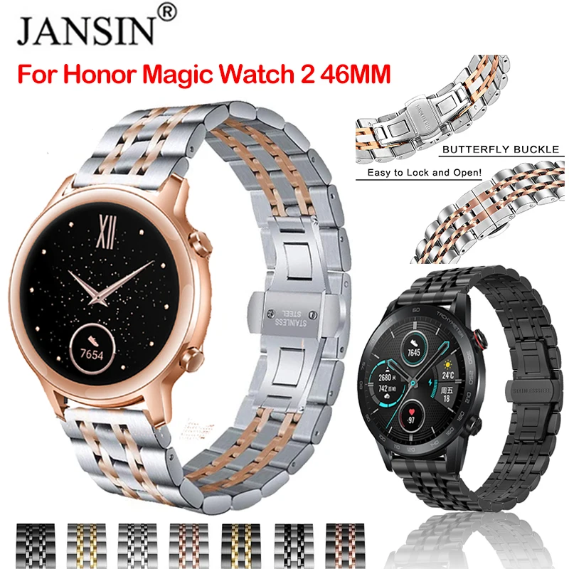 Stainless Steel Strap For honor magic watch 2 46mm metal Replacement Bracelet Sport Band For Huawei Honor Magic Watch 2 42MM
Stainless Steel Strap For honor magic watch 2 46mm metal Replacement Bracelet Sport Band For Huawei Honor Magic Watch 2 42MM