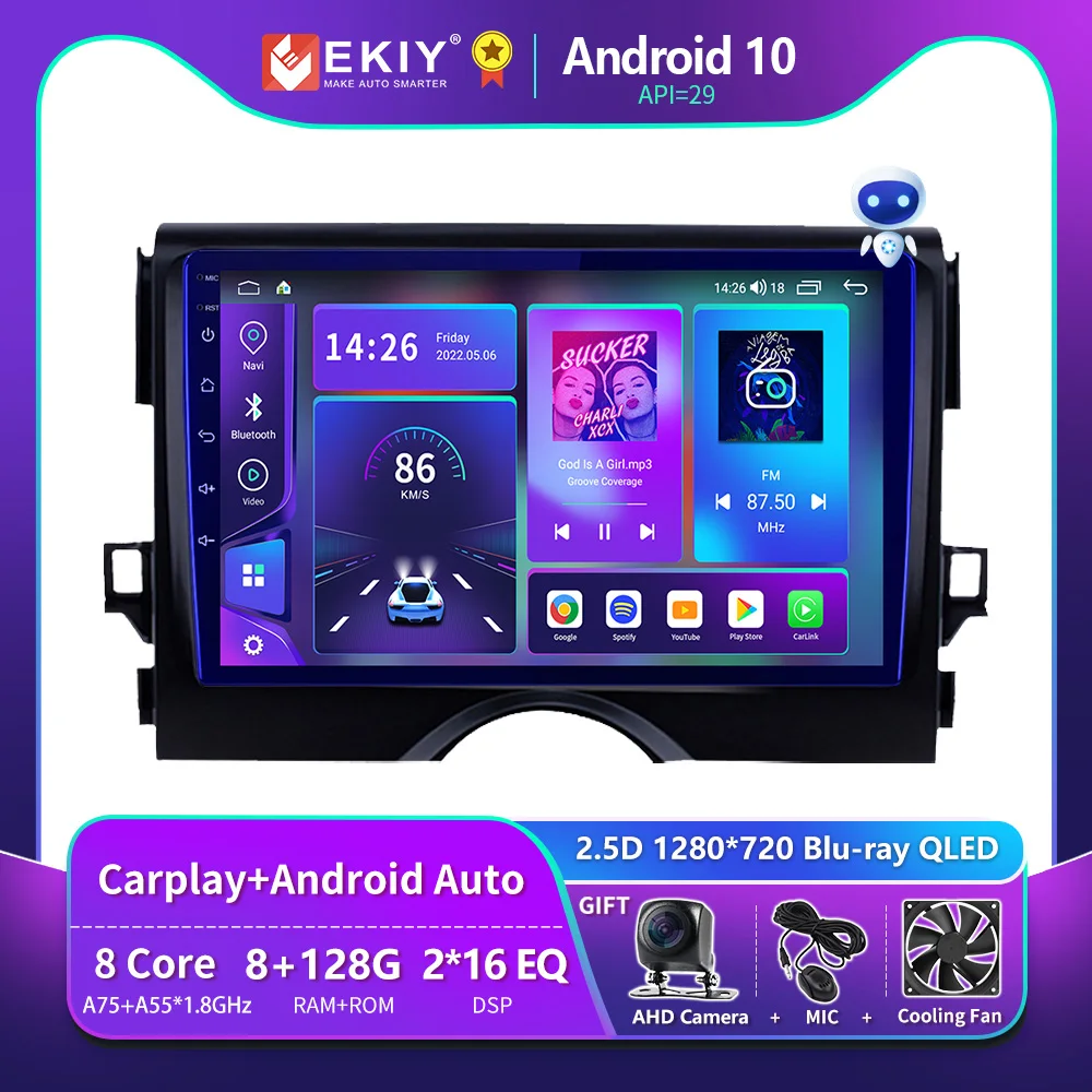 EKIY T900 Android Car Radio For TOYOTA REIZ Mark X 2009 - 2019 CarPlay Stereo Multimedia Video Player GPS Navigation No 2Din DVD
EKIY T900 Android Car Radio For TOYOTA REIZ Mark X 2009 - 2019 CarPlay Stereo Multimedia Video Player GPS Navigation No 2Din DVD