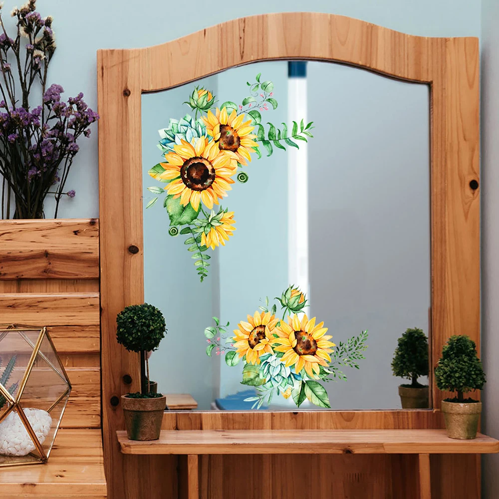 1pc Sunflower Wall Sticker Flower Pattern Wall Decals Waterproof Home Decor Wall Decor Easy To Paste And Remove 30cmx30cm
1pc Sunflower Wall Sticker Flower Pattern Wall Decals Waterproof Home Decor Wall Decor Easy To Paste And Remove 30cmx30cm