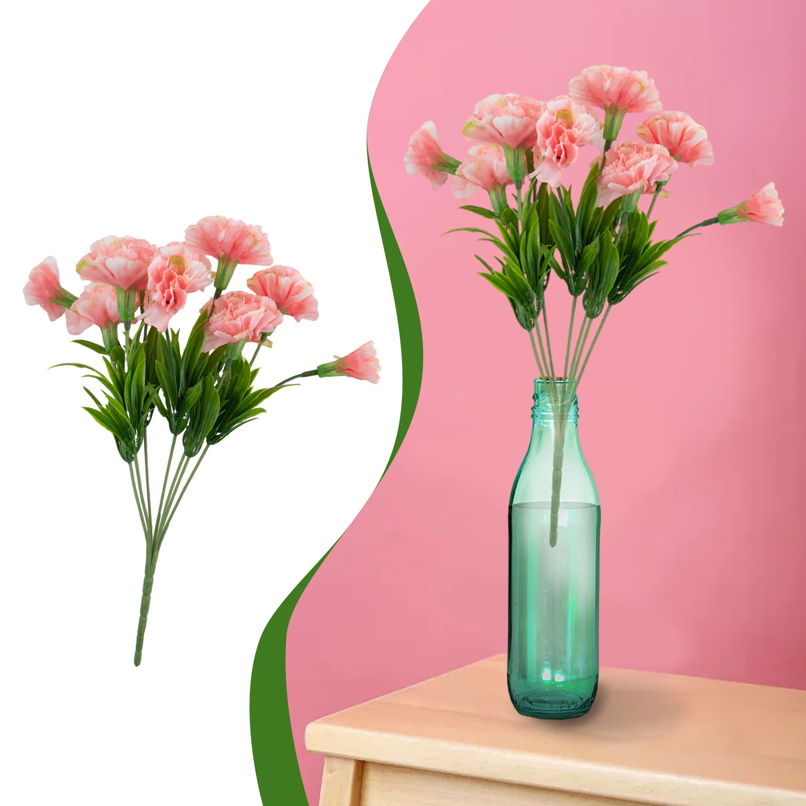 11 Head Carnation Artificial Flowers Plastic Fake Plants Home Party Wedding Decor All Occasions Arrangement Artificial Flower
11 Head Carnation Artificial Flowers Plastic Fake Plants Home Party Wedding Decor All Occasions Arrangement Artificial Flower