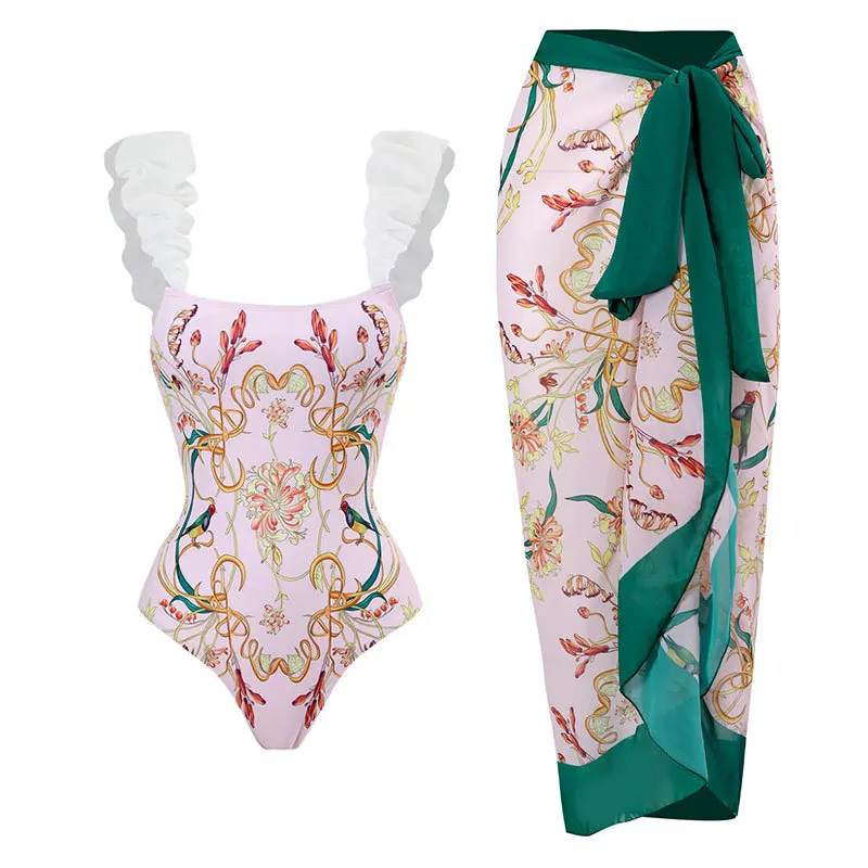 2023 New Fashion Women Bikini And Beach Dress Suits Two-Piece Combination Hot Spring Swimwear
2023 New Fashion Women Bikini And Beach Dress Suits Two-Piece Combination Hot Spring Swimwear
