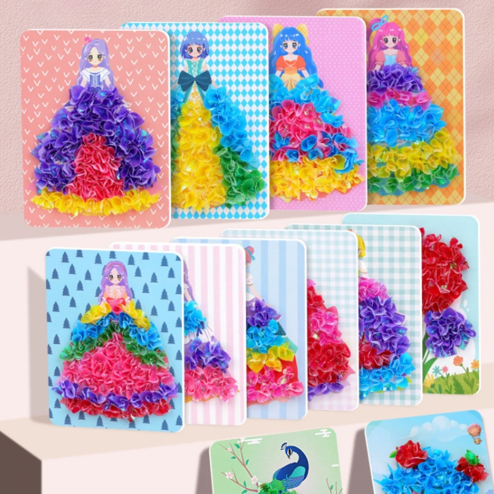 8Pcs Children DIY Painting Sticker Craft Toys Kids Art Girls Poking Painting Princess Handmade Educational Magic Children Gifts
8Pcs Children DIY Painting Sticker Craft Toys Kids Art Girls Poking Painting Princess Handmade Educational Magic Children Gifts