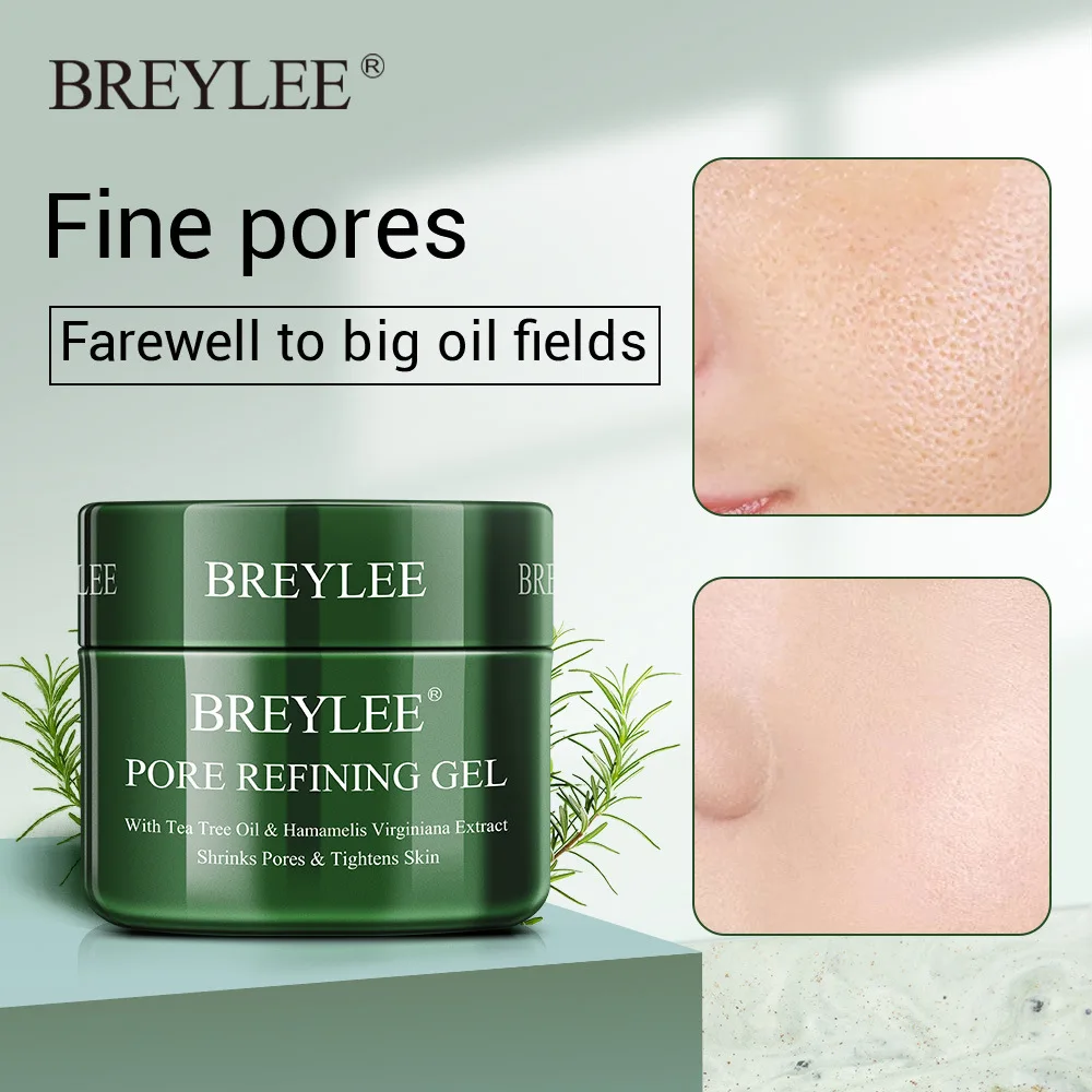 BREYLEE Pore Refining Gel Shrink Pores Cream Serum Moisturizing Firming Dry Skin Care Anti Aging Oil Control Facial Essence 40g
BREYLEE Pore Refining Gel Shrink Pores Cream Serum Moisturizing Firming Dry Skin Care Anti Aging Oil Control Facial Essence 40g