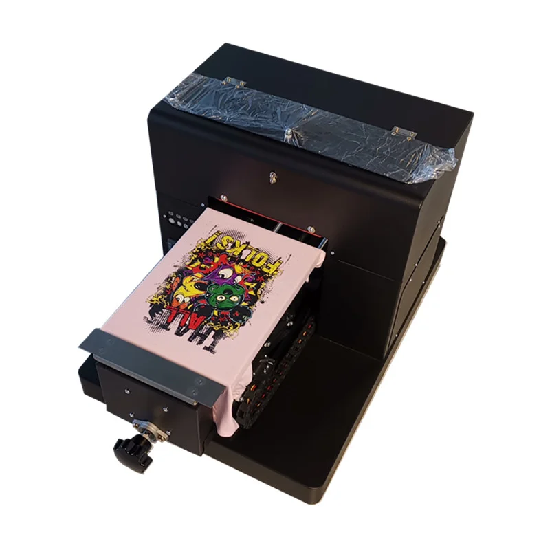 

A4 Size DTG Printer Direct To Garment Tshirt Printing Machine 6 color CMYKWW Easy Operation