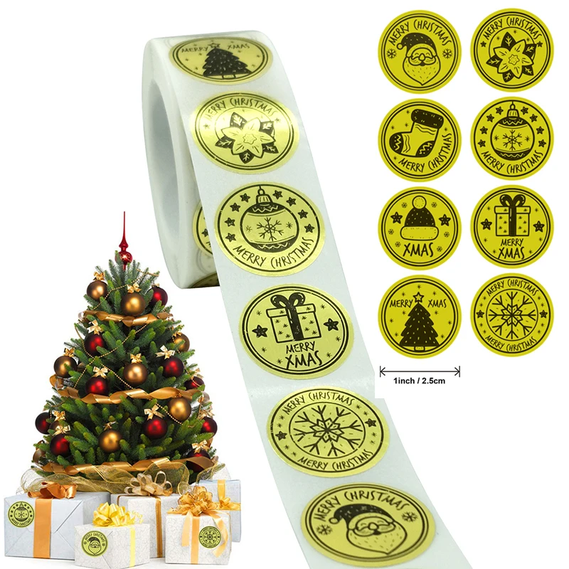 500Pcs Merry Christmas Handmade Sticker Gold Christmas Card Box Label DIY Gift Baking Package Sealing Stickers Party Supplies
500Pcs Merry Christmas Handmade Sticker Gold Christmas Card Box Label DIY Gift Baking Package Sealing Stickers Party Supplies