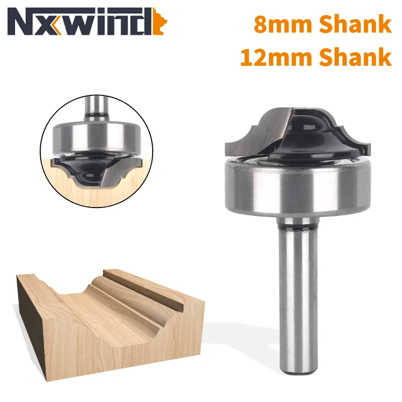 

NXWIND 8MM 12MM Shank Classical Carving Bit Router Bit Woodworking Milling Cutter For Wood Bit Face Mill Carbide Cutter End Mill