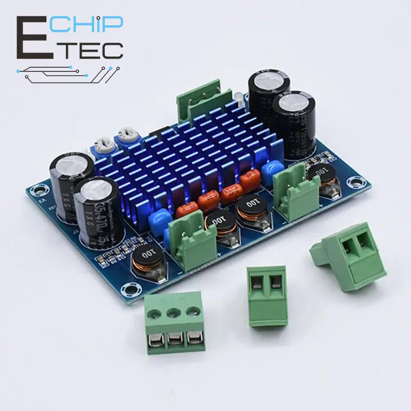 XH-M572 high-power digital amplifier board TPA3116D2 is dedicated to inserting a 5-28V output 2x120W HIFI amplifier module
XH-M572 high-power digital amplifier board TPA3116D2 is dedicated to inserting a 5-28V output 2x120W HIFI amplifier module