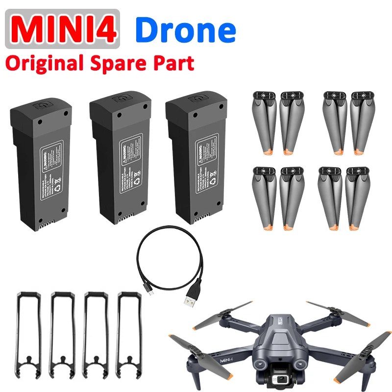 LSRC MINI4 Дрон оригинальная запасная часть пропеллер/защитная рамка/USB-кабель зарядного устройства/Замена аккумулятора аксессуар
LSRC MINI4 Дрон оригинальная запасная часть пропеллер/защитная рамка/USB-кабель зарядного устройства/Замена аккумулятора аксессуар