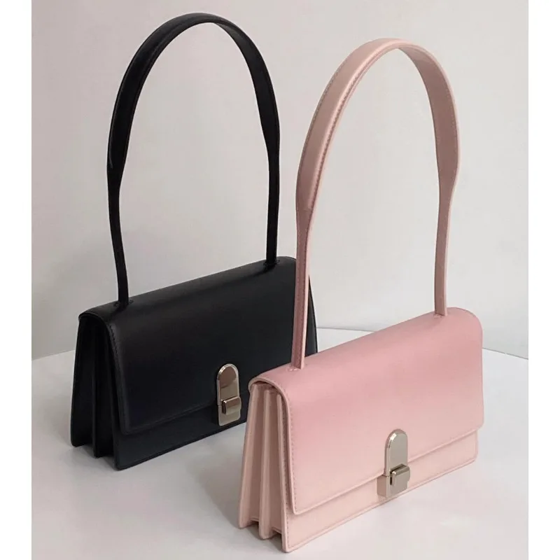 

Fashion High End Underarm Baguette Women New Niche Minimalist and Versatile Single Shoulder Handbag Ladies Small Square Bags