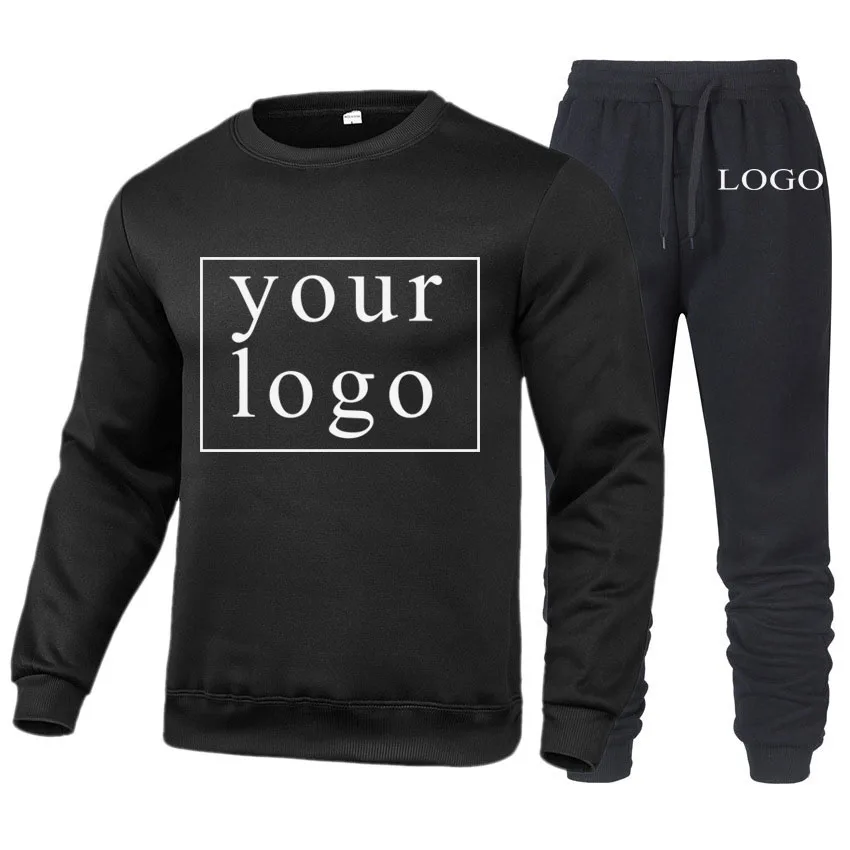 

Your Own Design Brand Logo/Picture Personalized Custom Anywhere Men Women DIY Hat less hoodie two-piece set Fashion New