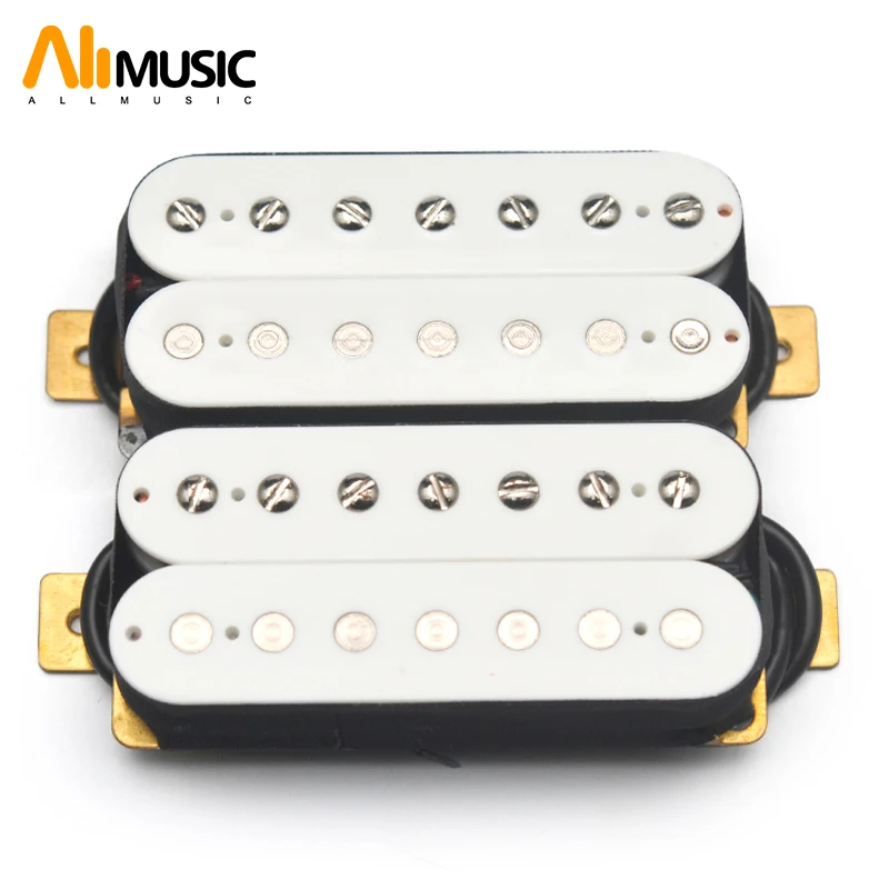 7 String Electric Guitar Humbucker Dual Coil Electric Guitar Pickup Coil Spliting Pickup N8.5K/B14K Output Guitar Parts White
7 String Electric Guitar Humbucker Dual Coil Electric Guitar Pickup Coil Spliting Pickup N8.5K/B14K Output Guitar Parts White